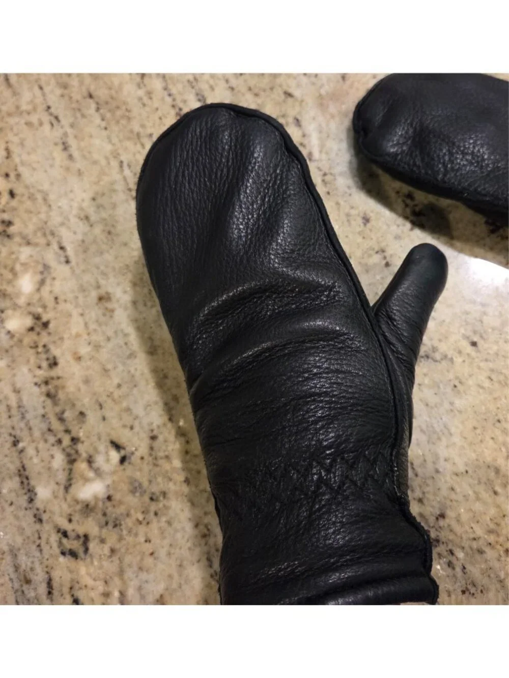 Pratt And Hart  Womens Size S Black Mittons Fleece Lined